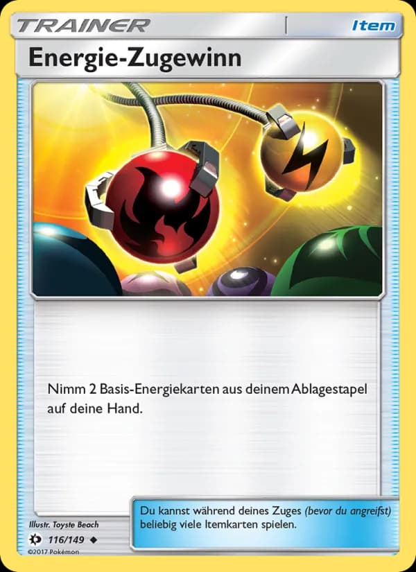 Energie-Zugewinn