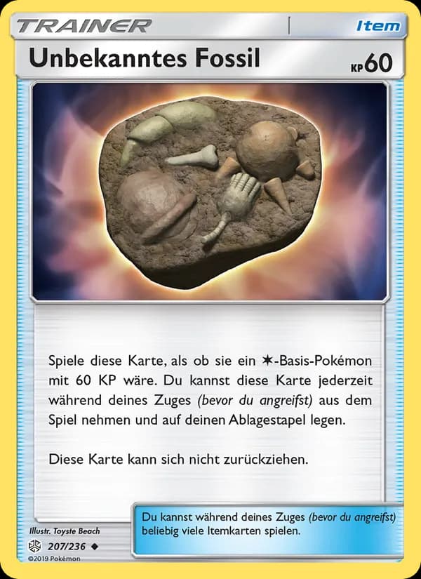 Unbekanntes Fossil