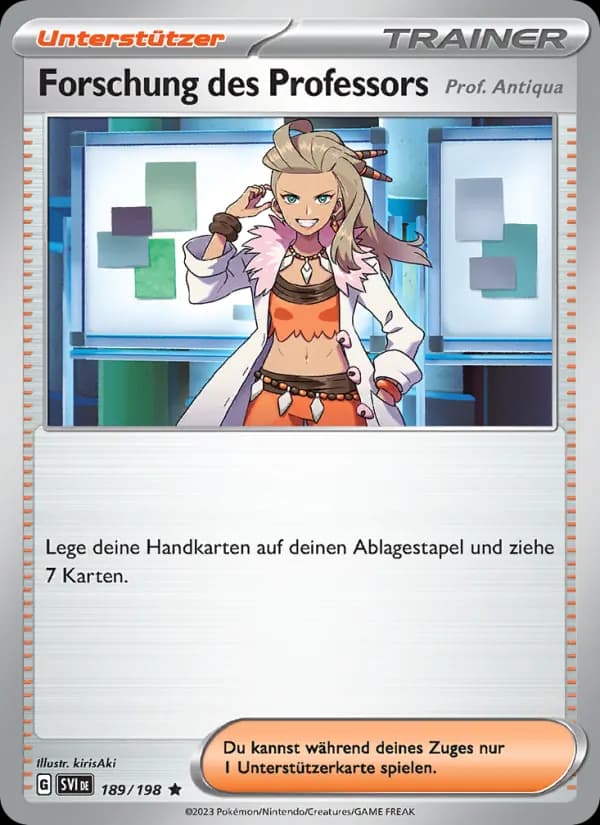 Forschung des Professors