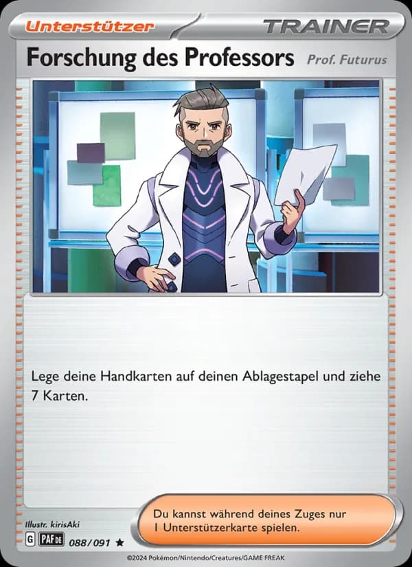 Forschung des Professors