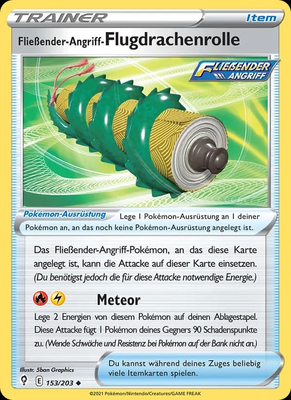 Fließender-Angriff-Flugdrachenrolle