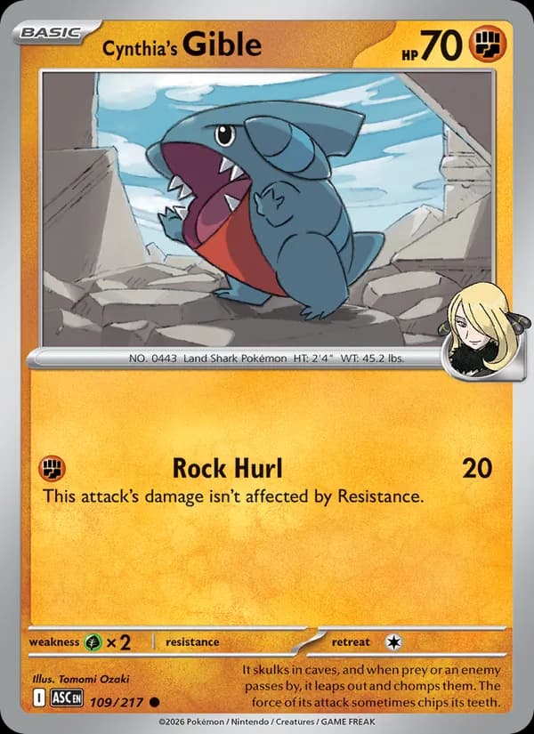 Cynthia's Gible