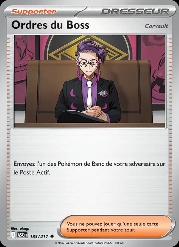 Ordres du Boss