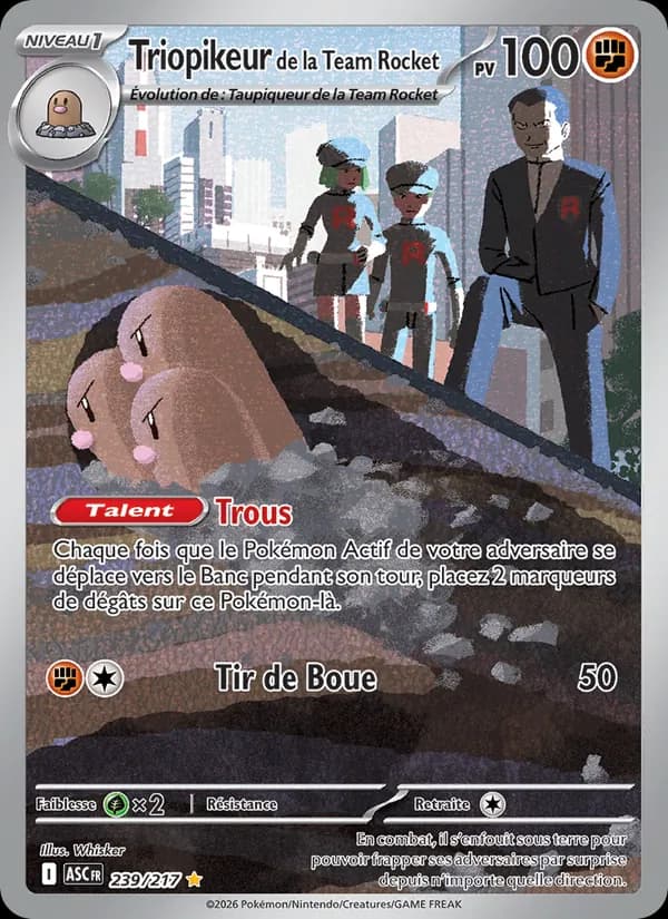 Triopikeur de la Team Rocket